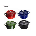 Enamel cookware mini cast iron casserole